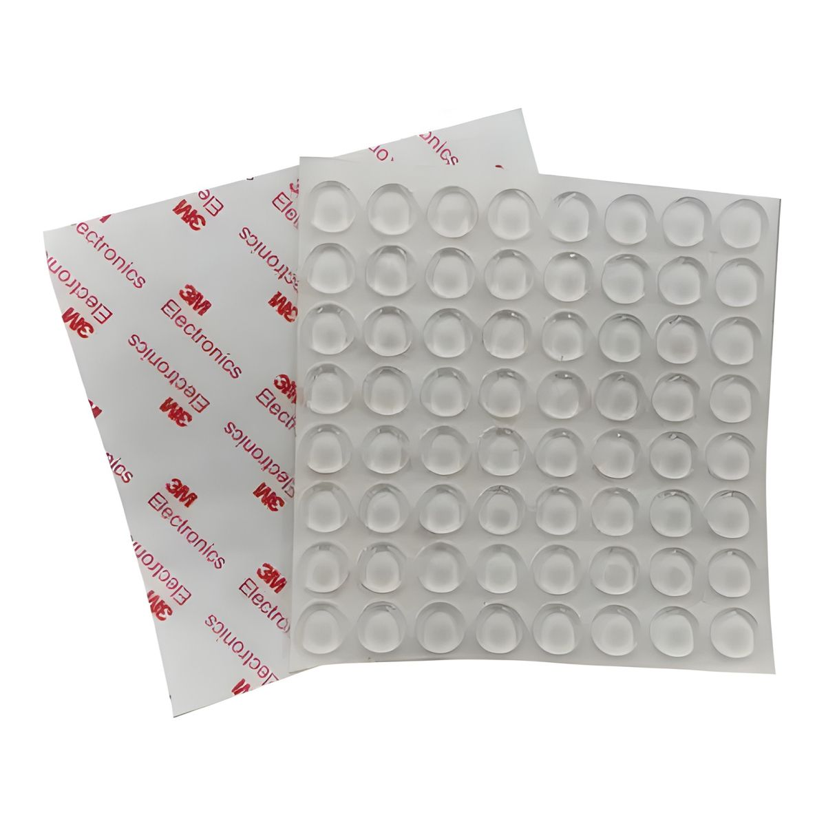 GENERICO - Pack 100 topes de cierre suave para muebles transparente