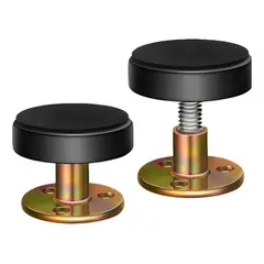 GENERICO - Pack 2 topes antivibración para mueble negro 2