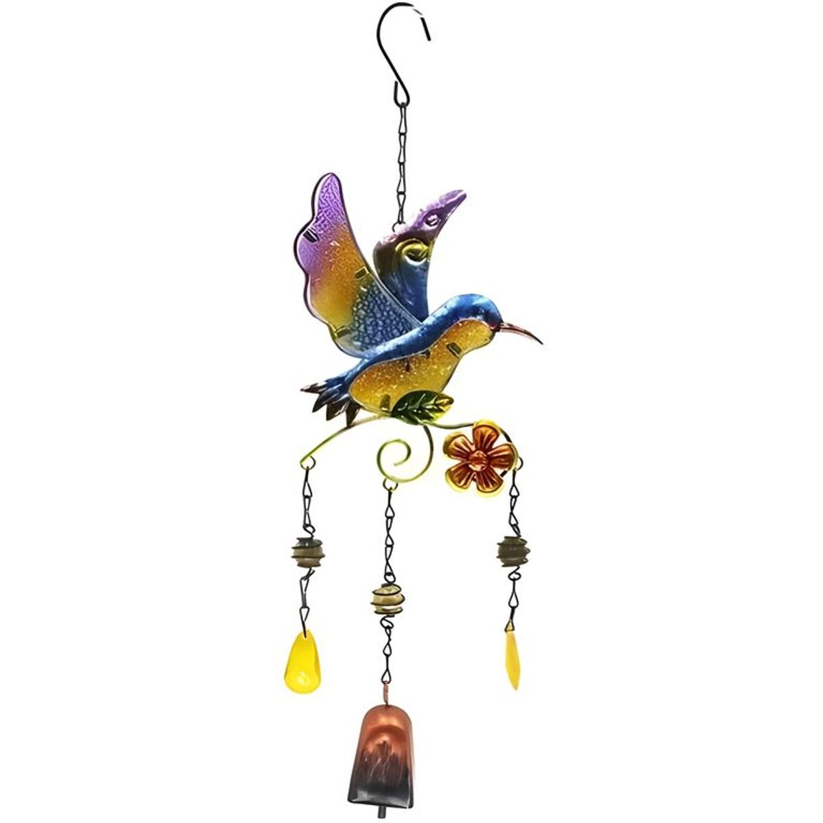 GENERICO - Colgante Jardín Colibrí Carillón Y Atrapasueños