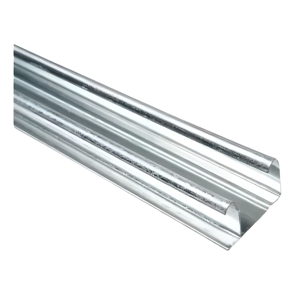 GENERICO - Kit clóset U20 riel 120 cm con guía y tope