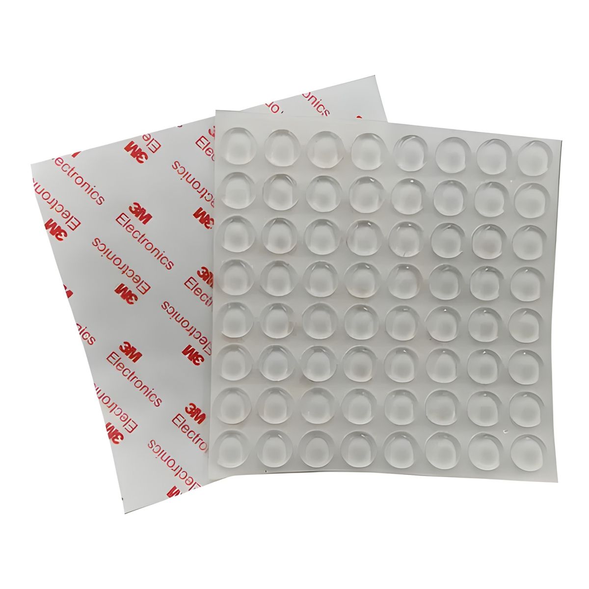 GENERICO - Set 100 Topes Adhesivos Para Puertas Muebles transparente