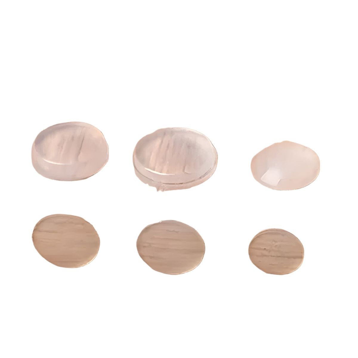 GENERICO - Set 100 Topes Adhesivos Para Puertas Muebles transparente