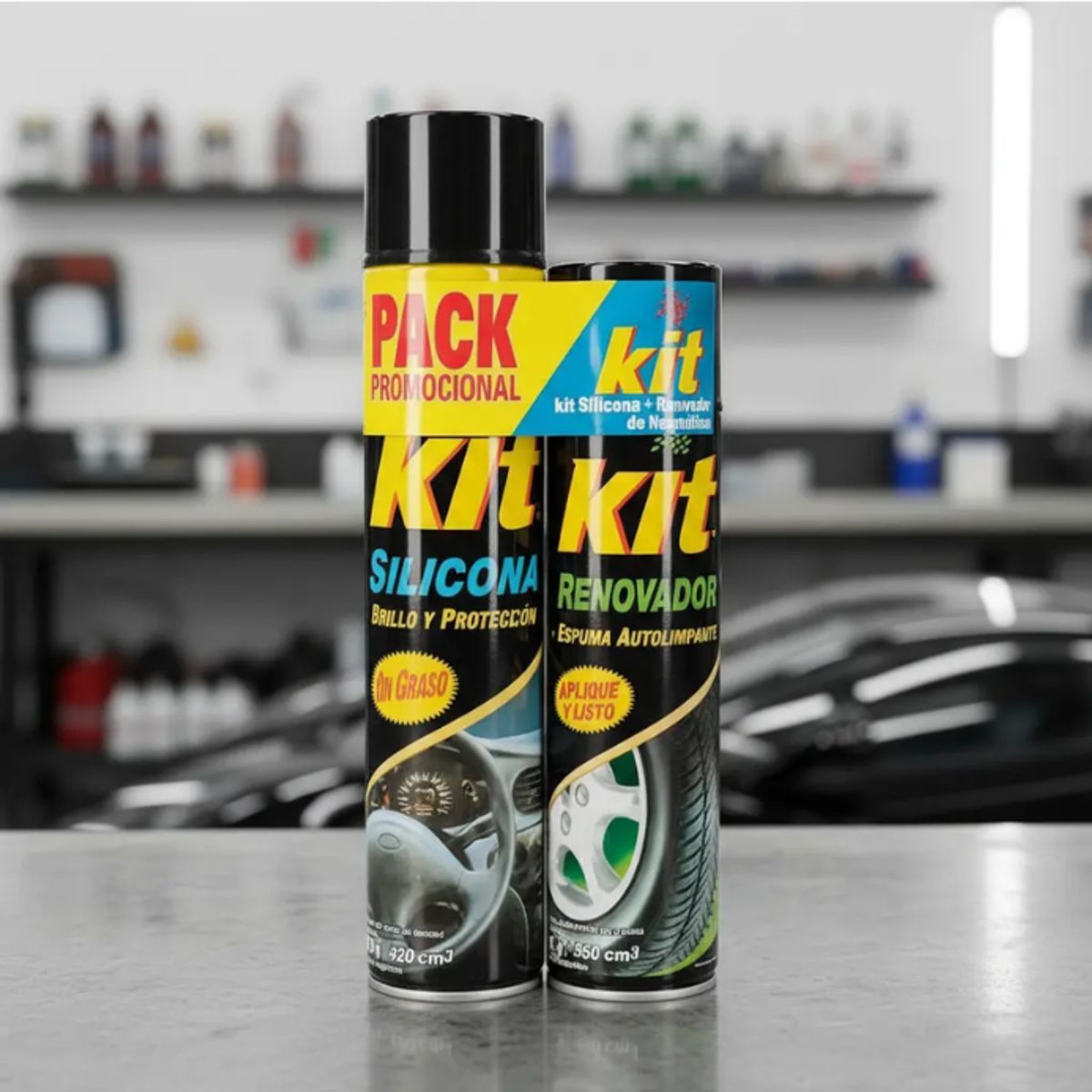 KIT - Pack Kit Silicona 273g + Renovador 360ml