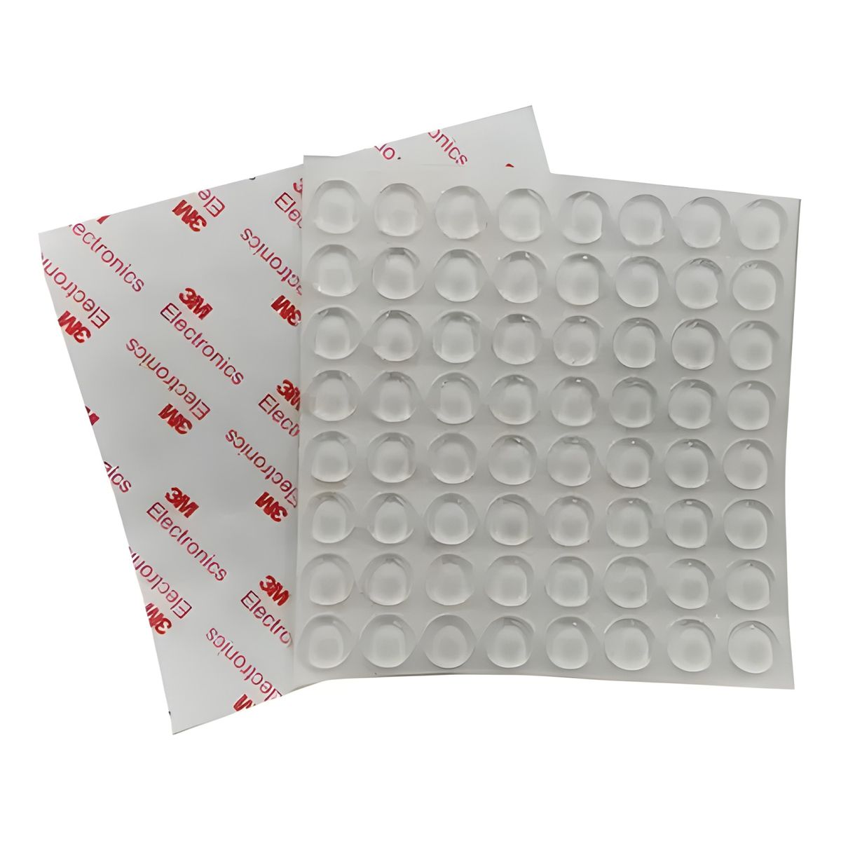 GENERICO - Set 100 Topes Adhesivos Para Puertas Muebles transparente 7