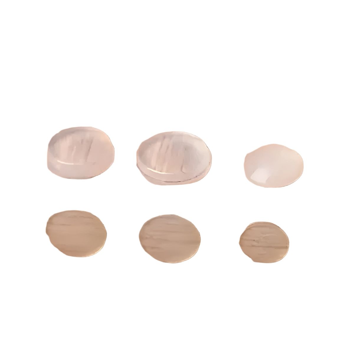 GENERICO - Set 100 Topes Adhesivos Para Puertas Muebles transparente 7
