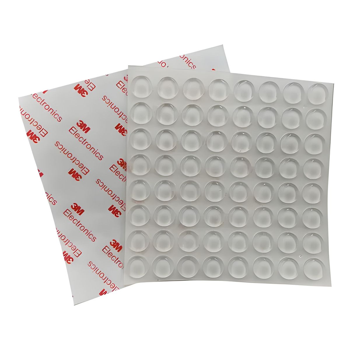 GENERICO - Set 100 Topes Adhesivos Para Puertas Muebles transparente 9