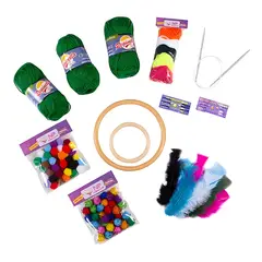 GENERICO - Set Manualidades Atrapasueños verde