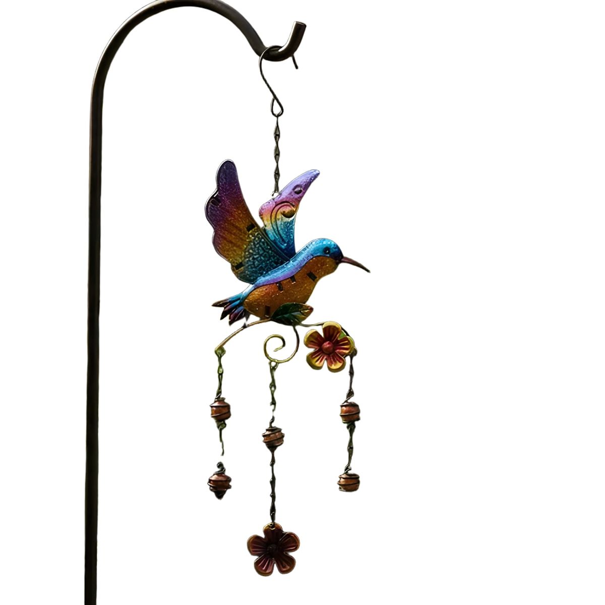 GENERICO - Colgante Jardín Colibrí Carillón Y Atrapasueños 2