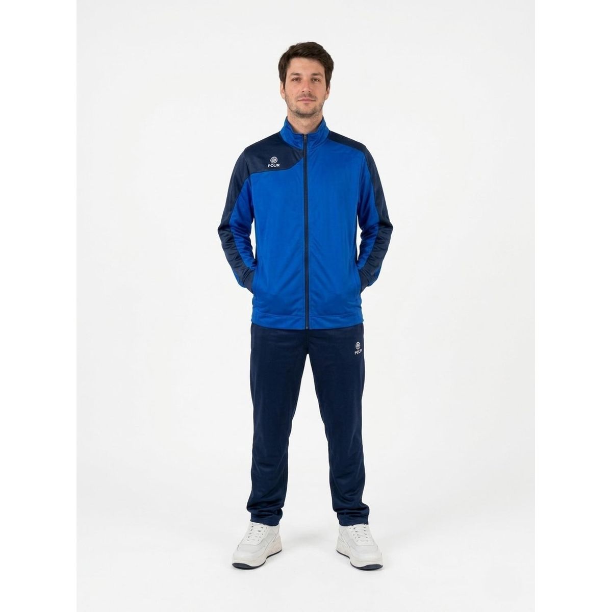 FOUR - Buzo Deportivo Four Mónaco Azul Rey Azul Marino - Talla L