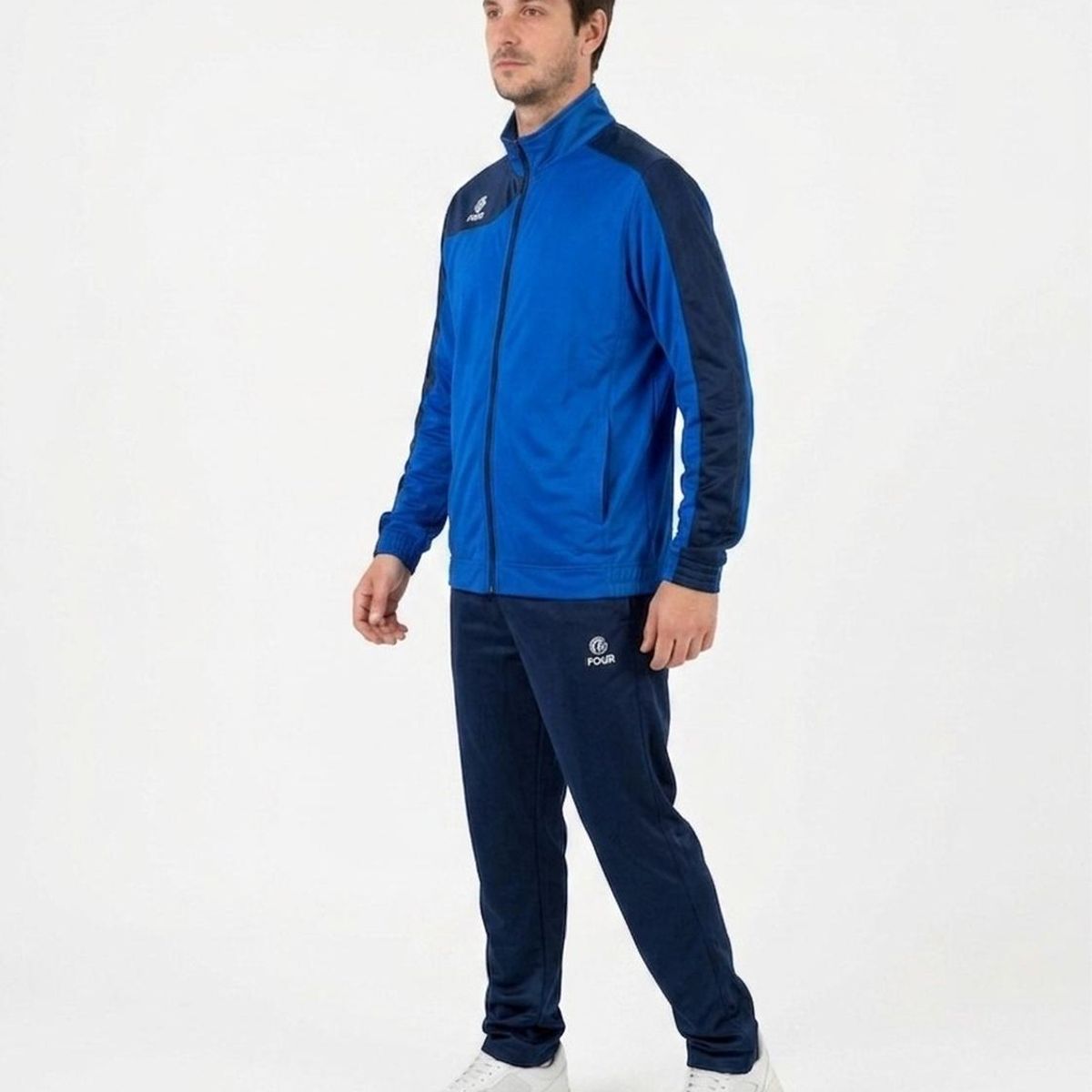 FOUR - Buzo Deportivo Four Mónaco Azul Rey Azul Marino - Talla L