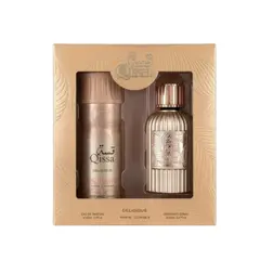PARIS CORNER - Set Perfume Qissa Delicious EDP 100 ML + Perfumed Spray 200 ml