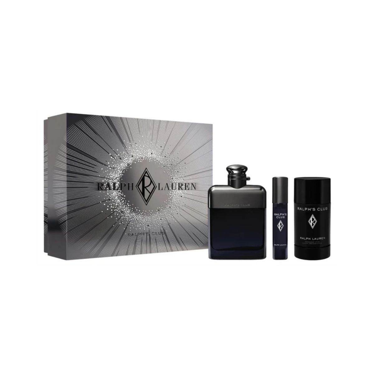 RALPH LAUREN - Set Perfume Ralphs Club EDP 100 ml + 10 ml + Deo 75 ml Ralph Lauren
