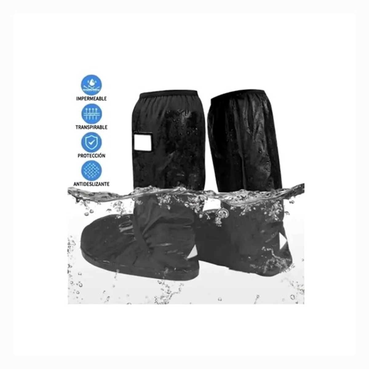 MOVI - Cubrebotas y Cubrecalzado Impermeable Con Zuela TALLA M