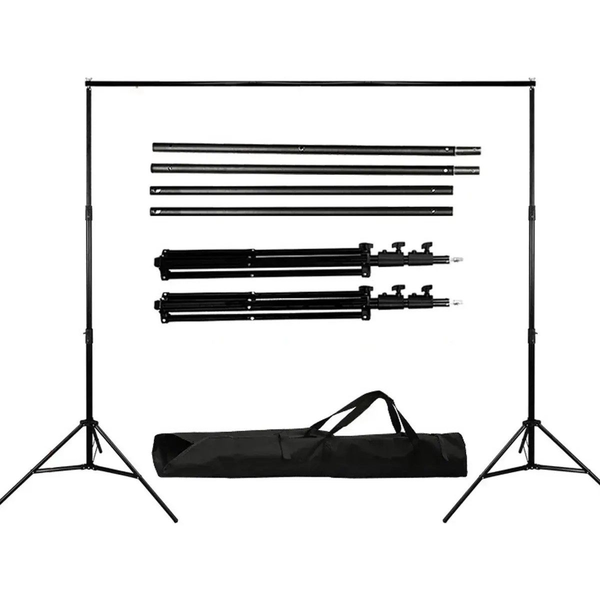 GENERICO - Porta Telón Frotografico Para Chroma Key Kit De Soporte BELUG