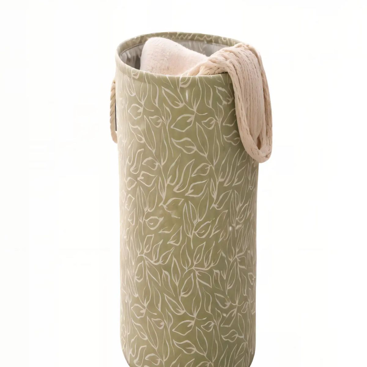 GENERICO - CESTA DE ROPA 40CMX50CM COLOR VERDE