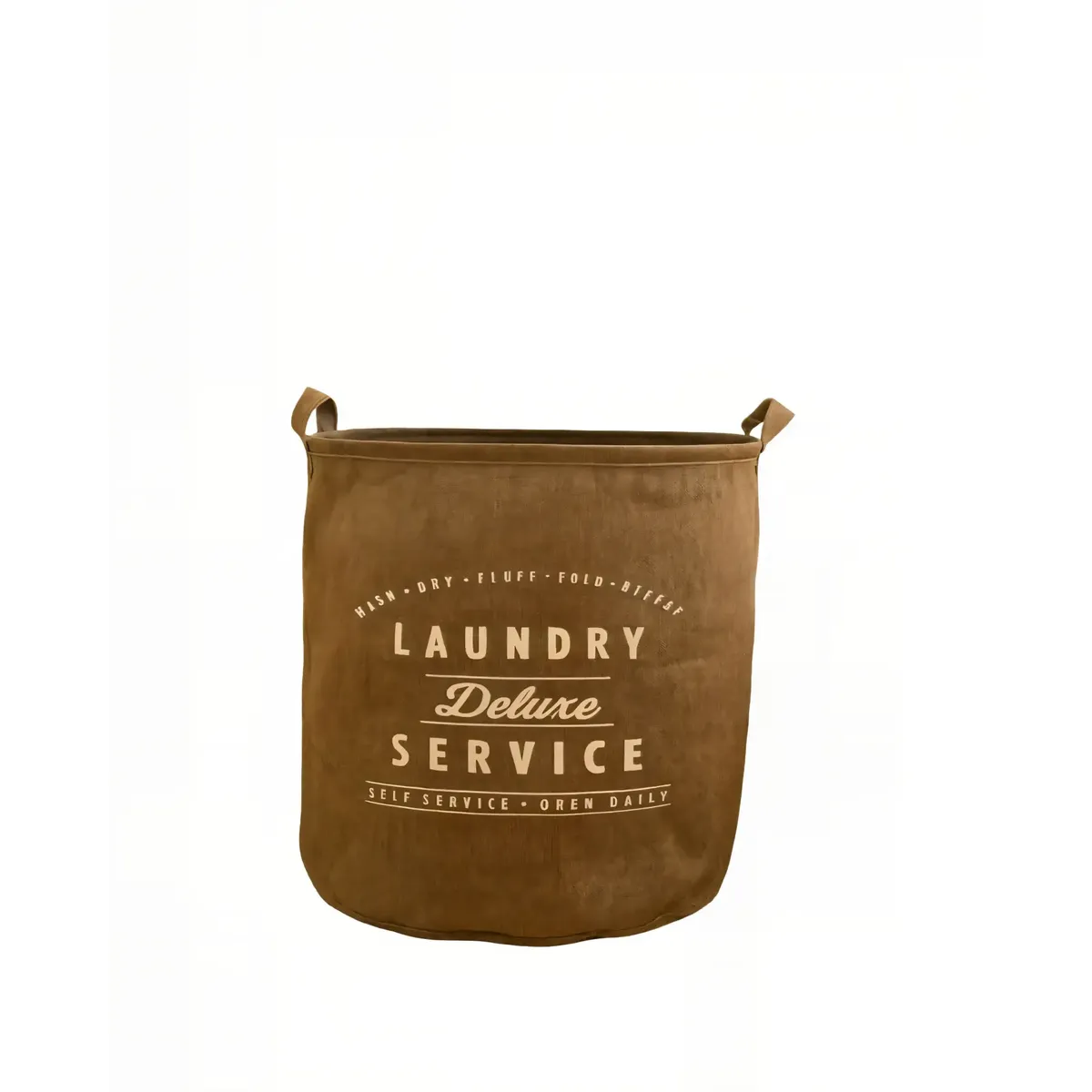 GENERICO - CESTA DE ROPA 45CMX50CM COLOR MARRON