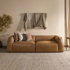 AMOBLE - Sofa Hamburgo Camel Amoblé