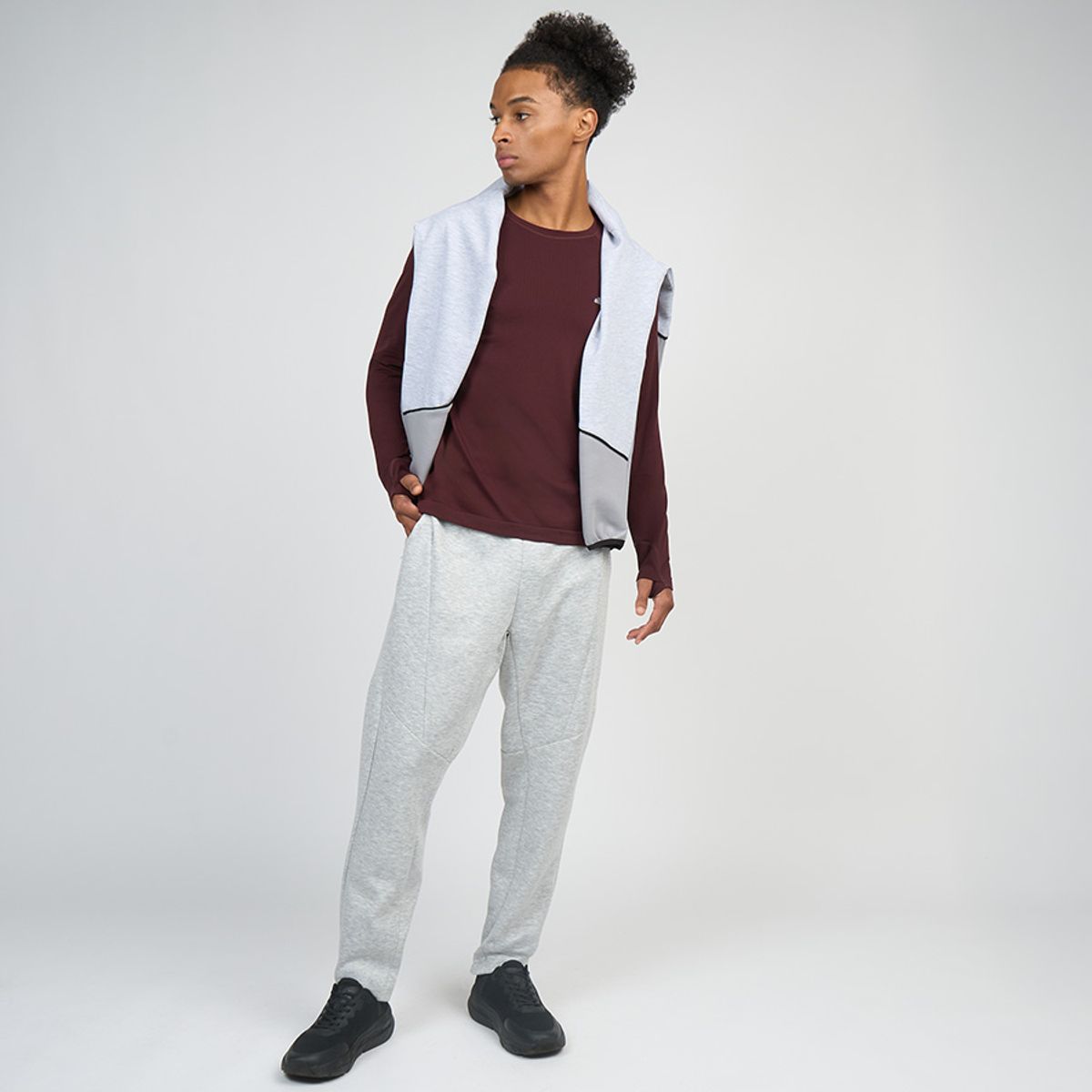 ELLESSE - POLERA HOMBRE ELLESSE SERGIO BURGANDY