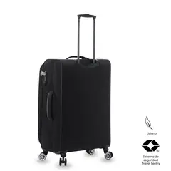TOTTO - Maleta de Viaje Mediana 360 Liviana Negra