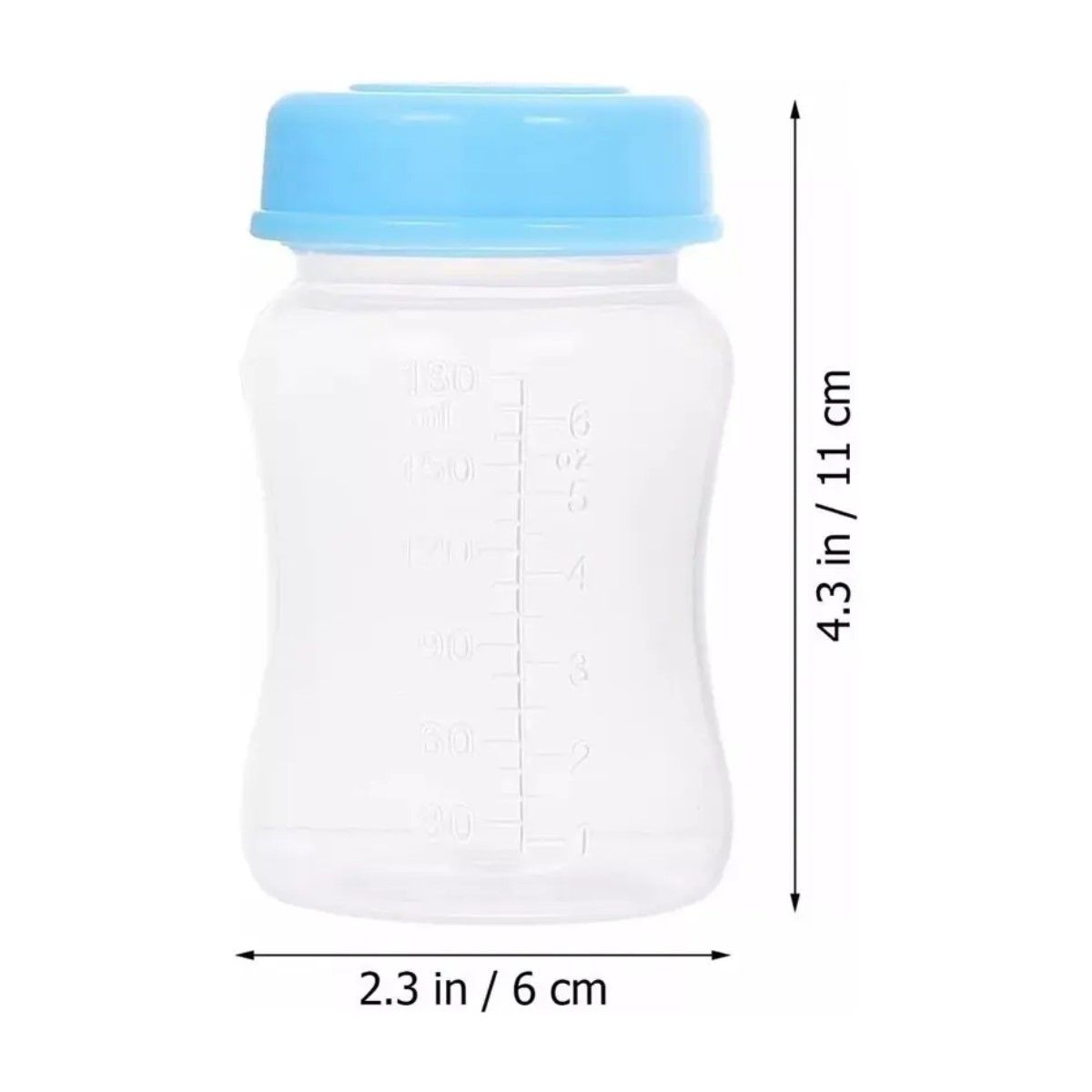 GENERICO - Botellas De Almacenamiento De Leche Materna 180ml 4 Unidades BELUG