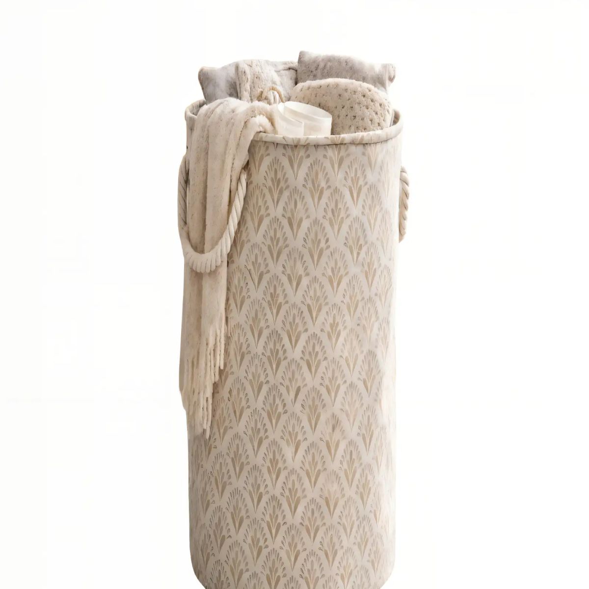 GENERICO - CANASTILLOS DE ROPA 40CMX50CM COLOR BEIGE