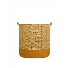 GENERICO - CANASTILLOS DE YUTE PARA ROPA 40CMX50CM CON DISEÑO 3