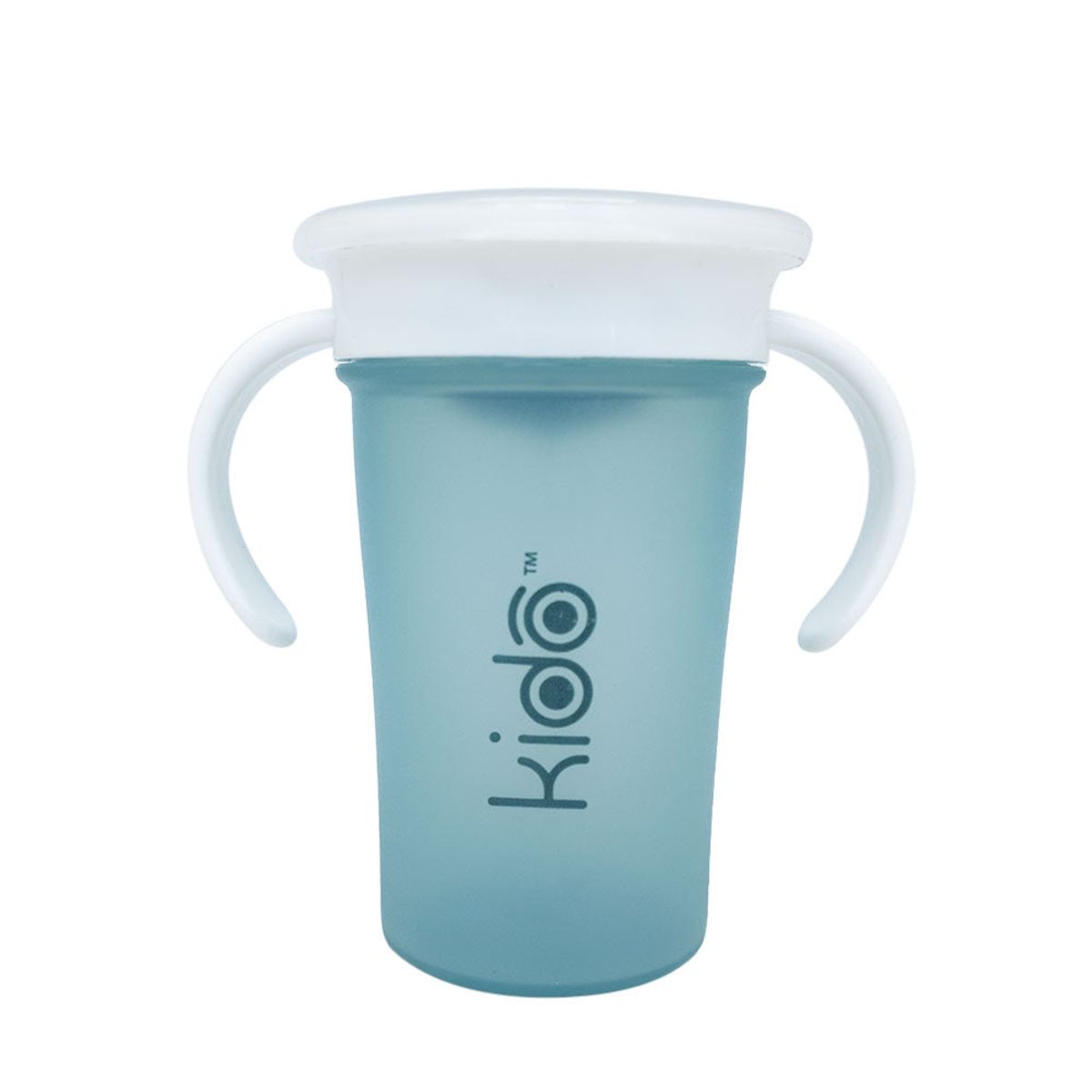 KIDO - VASO 360 ANTIDERRAME CON ASAS AZUL TODDLER 280 ML KIDO