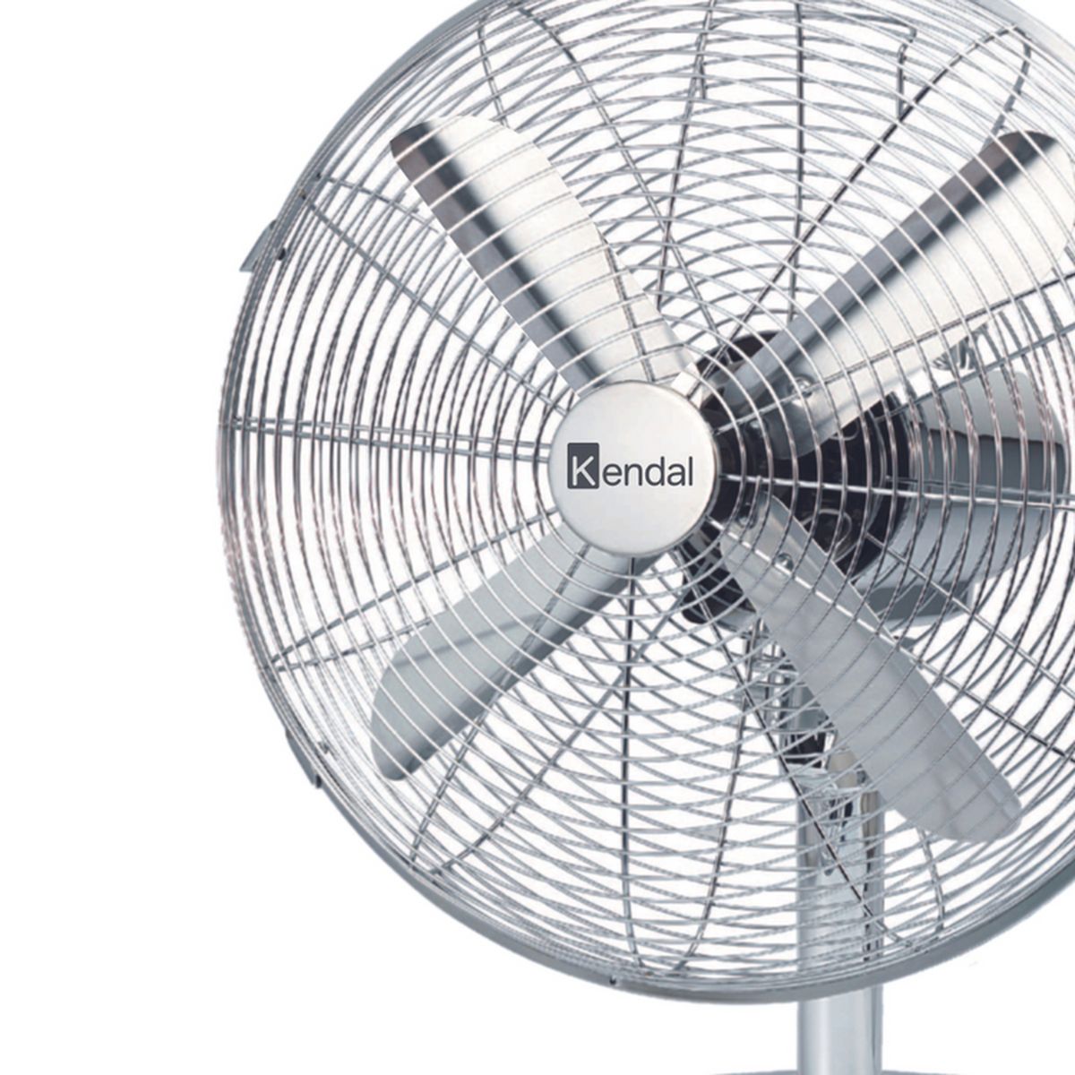 KENDAL - Ventilador de Mesa Kendal 16 Pulgadas Metal Cromado ZF-1616D-II