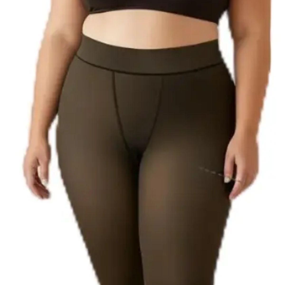MOVI - Calza Efecto Piel para Mujer Talla Grande