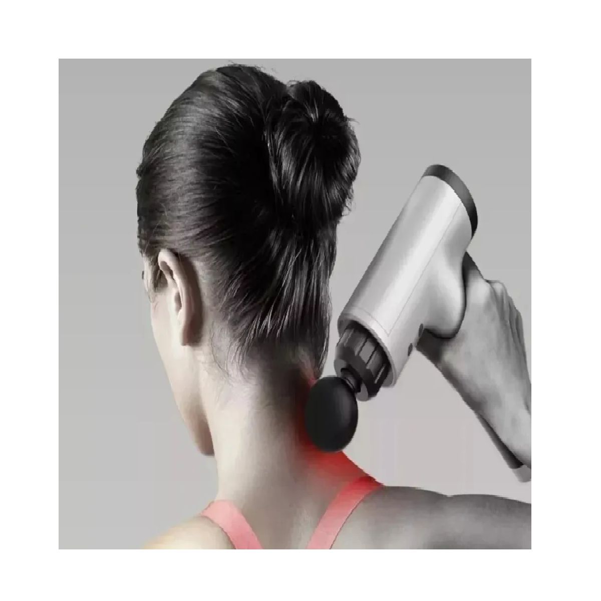GENERICO - Masajeador Muscular Fascial Massage Gun Negro