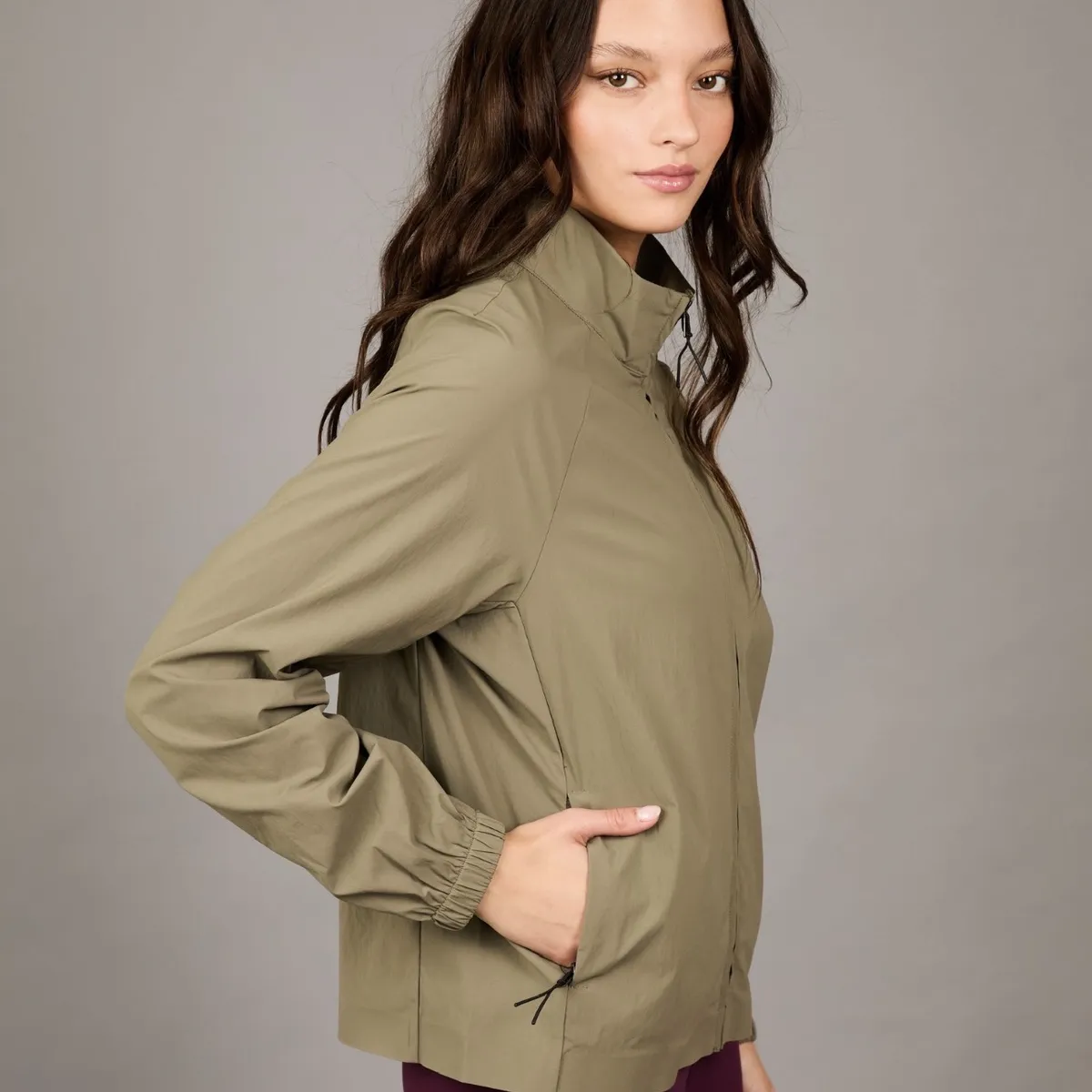 THEA - Chaqueta Cortaviento Ligero Tiamat Eucalypthus Grey