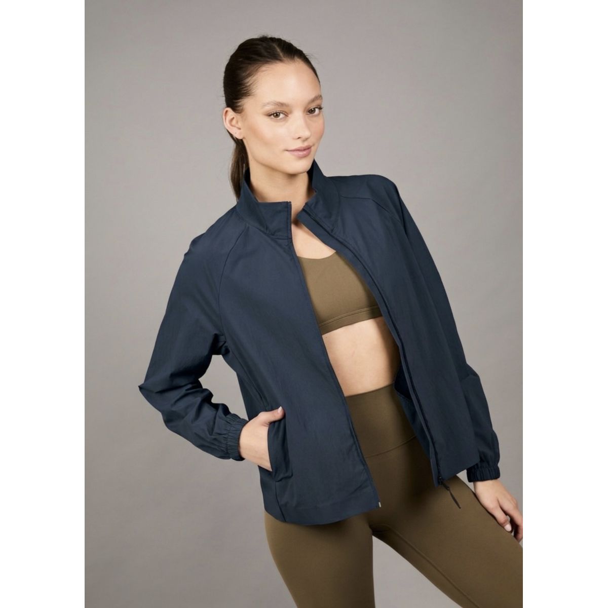 THEA - Chaqueta Cortaviento Ligero Tiamat Navy