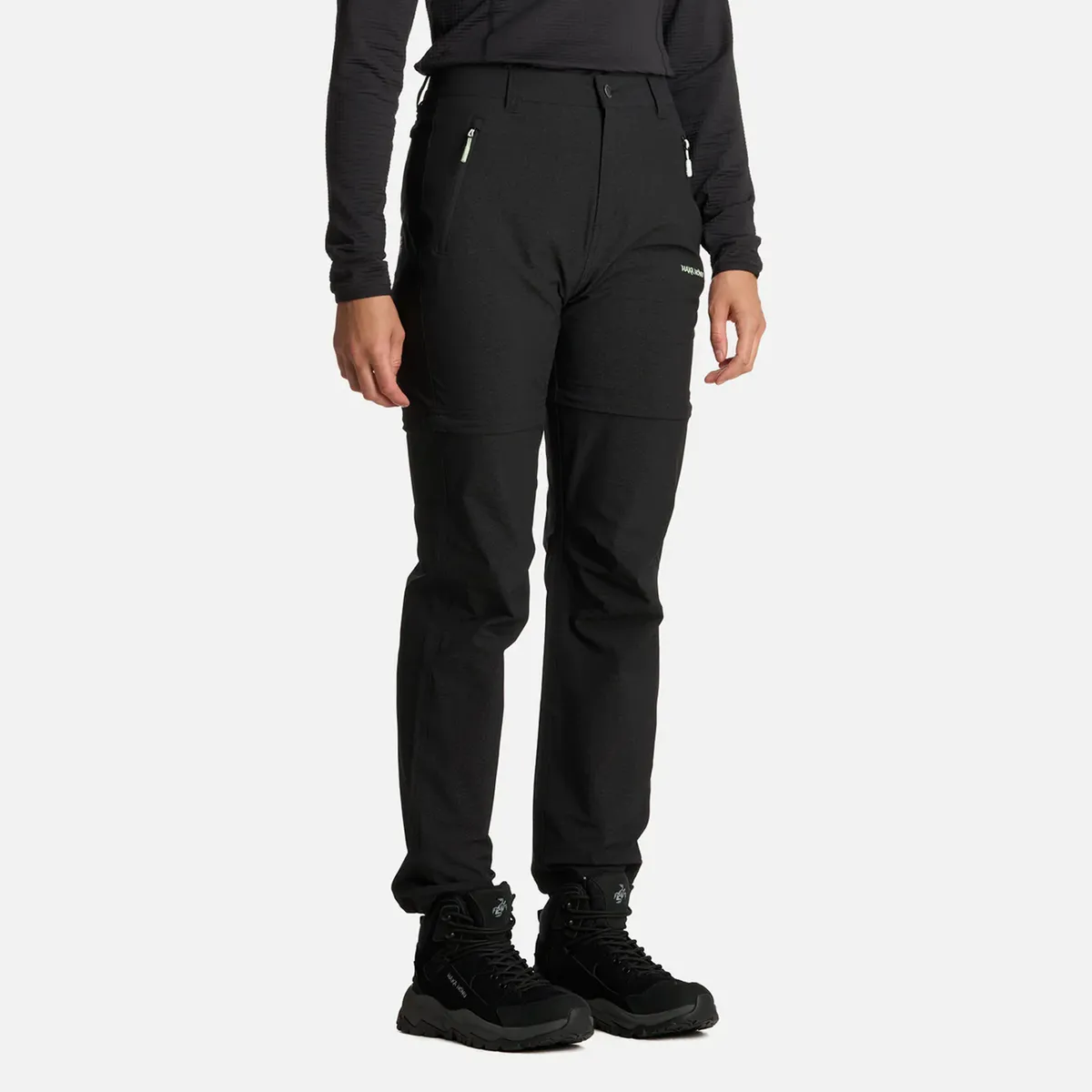 HAKA HONU - Pantalón Mujer Desmontalo Negro Haka Honu