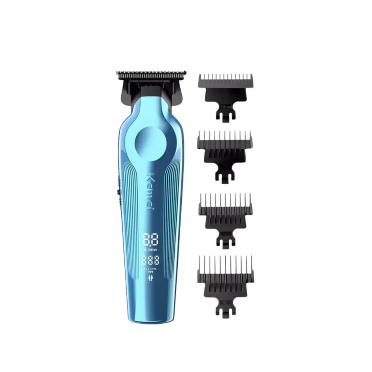 KEMEI - Maquina Patillera Trimmer Recargable Kemei kM-264 Azul