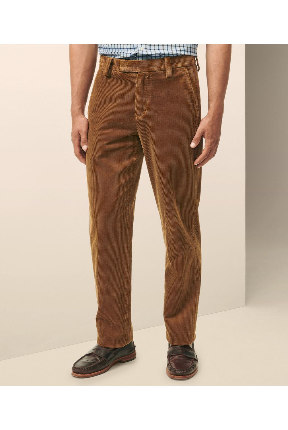 BROOKS BROTHERS Pantalon Hombre Reg Corduroy Café Brooks Brothers