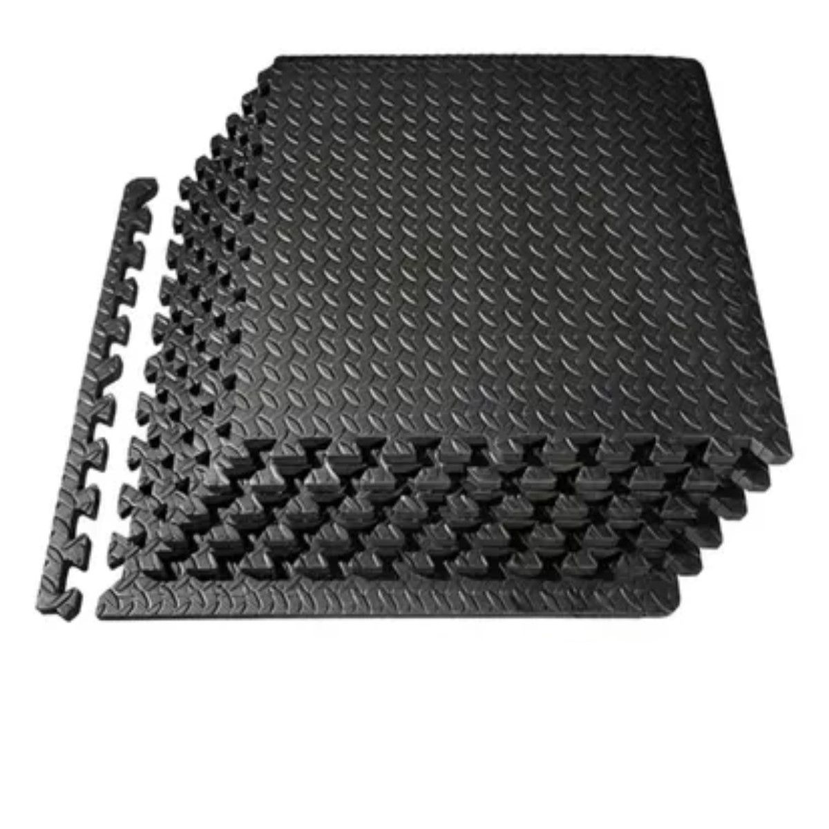 GENERICO - Piso Goma Eva Alfombra Deportiva Gimansio 12mm 60x60cm X8un BELUG
