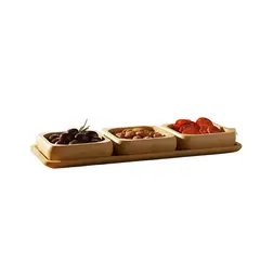GENERICO - Set 3 Bandejas Decorativas Campestres