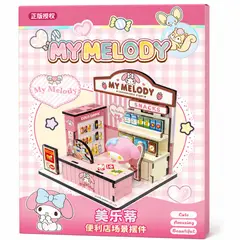 GENERICO - SET DE JUEGO MY MELODY PASTELERIA MINIATURA