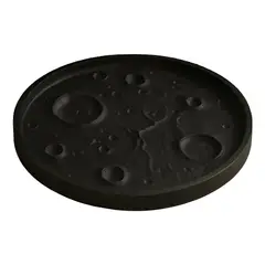 GENERICO - Bandeja Decorativa Superficie Lunar negro