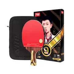 SDFIT - Paleta de Tenis Profesional DHS 9 Estrellas Short Handle Loop Ataque Rapido – 9006