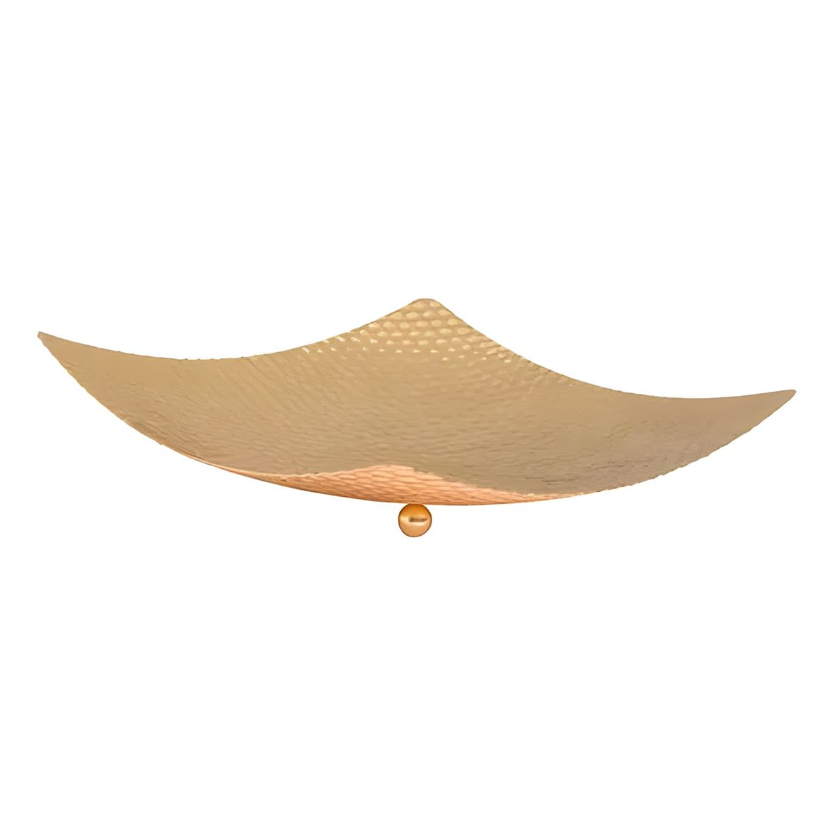 GENERICO - Bandeja Decorativa 25x25x5 Cm dorado 5