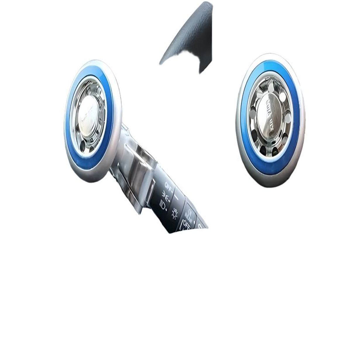 GENERICO - Perilla Giratoria Universal Para Volante aluminio 3