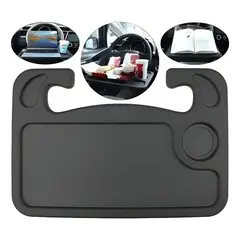 GENERICO - Bandeja Para Volante De Auto Multifuncional gris oscuro