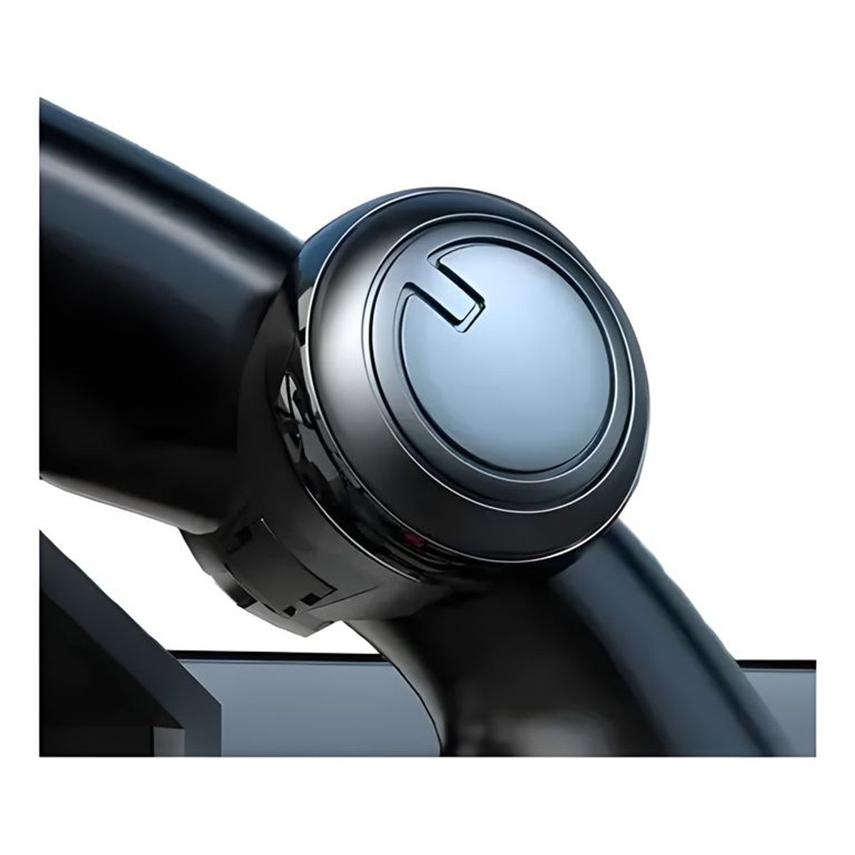 GENERICO - Perilla Giratoria Universal Para Volante negro 12