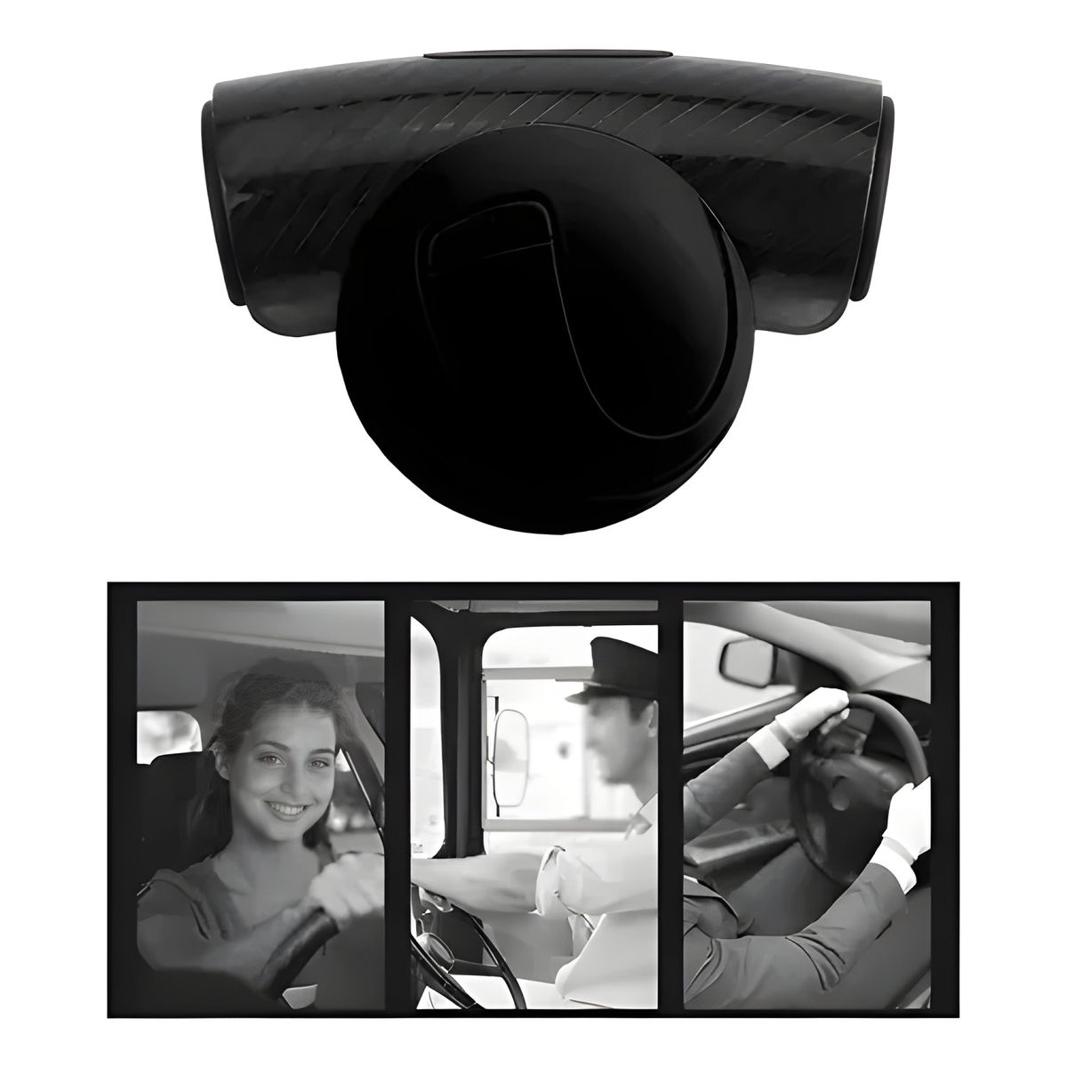 GENERICO - Perilla Giratoria Universal Para Volante negro 9