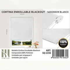 GENERICO - Cortina Roller Blackout140X200Cm