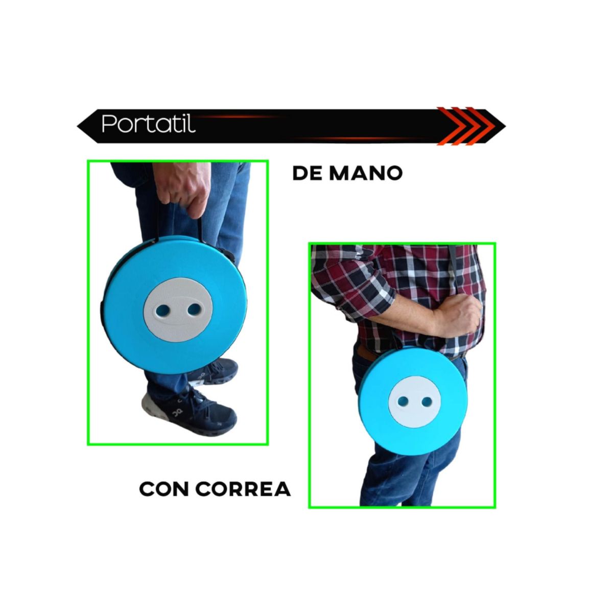GENERICO - Piso Telescópico Plegable Portátil Silla Retráctil Ajustable