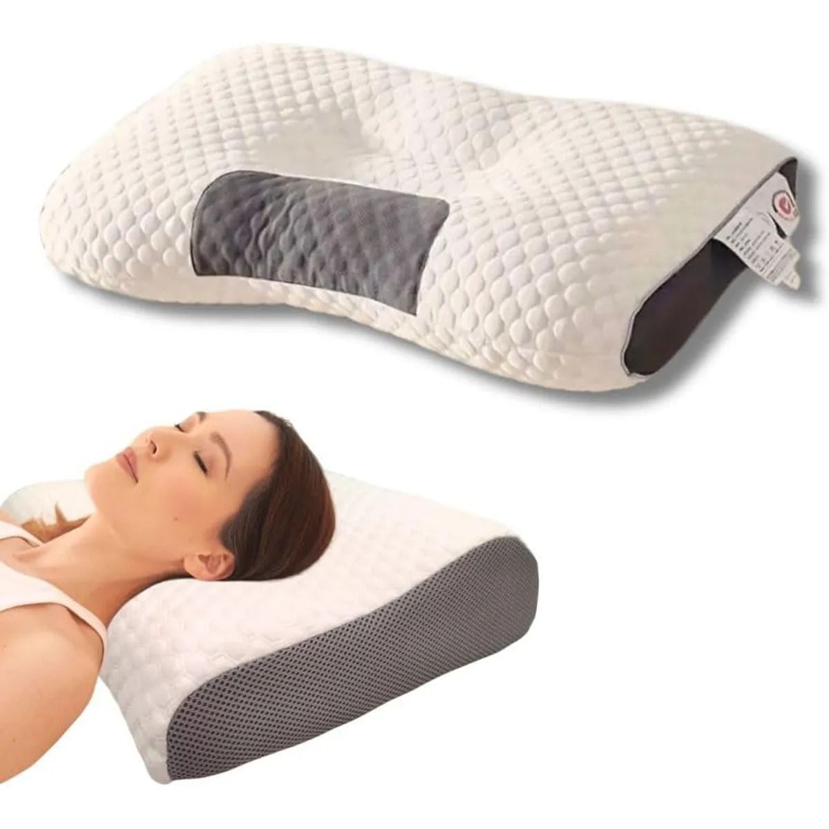 GENERICO - Almohada Cervical Ortopédica Ergonómica