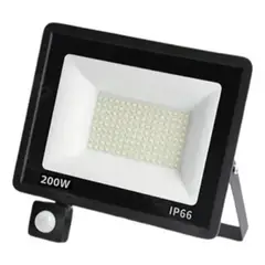 GENERICO - Foco Led Exterior Con Sensor Movimiento 200w Ip66