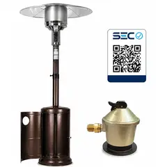 ALTERNATIVE - Estufa Exterior Tipo Reflector 11kg Bronce alta ESTUFA alta
